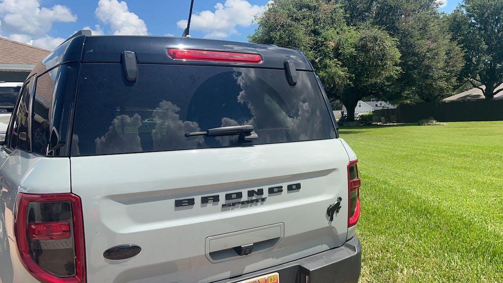 Ford Bronco Rear Oval Emblem Overlay (Tint or Solid) - 2021-2026 Bronco / Bronco Sport StickerFab