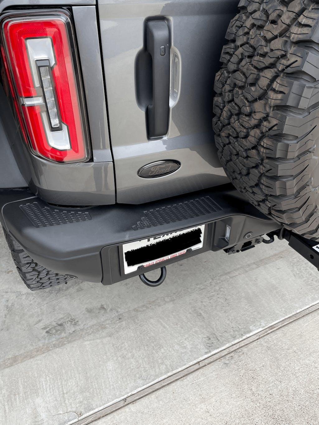 Ford Bronco Rear Oval Emblem Overlay (Tint or Solid) - 2021-2026 Bronco / Bronco Sport StickerFab