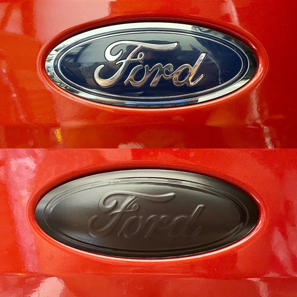 Ford Bronco Rear Oval Emblem Overlay (Tint or Solid) - 2021-2026 Bronco / Bronco Sport StickerFab