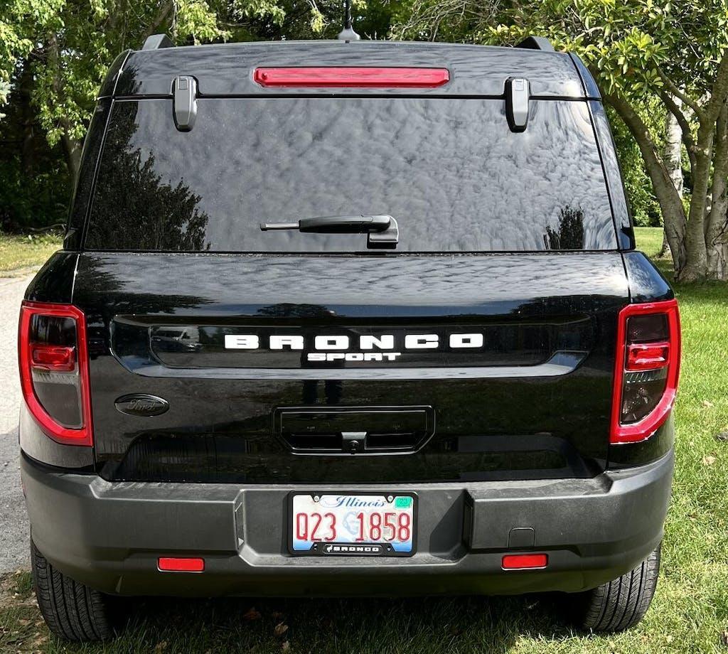 Ford Bronco Rear Oval Emblem Overlay (Tint or Solid) - 2021-2026 Bronco / Bronco Sport StickerFab