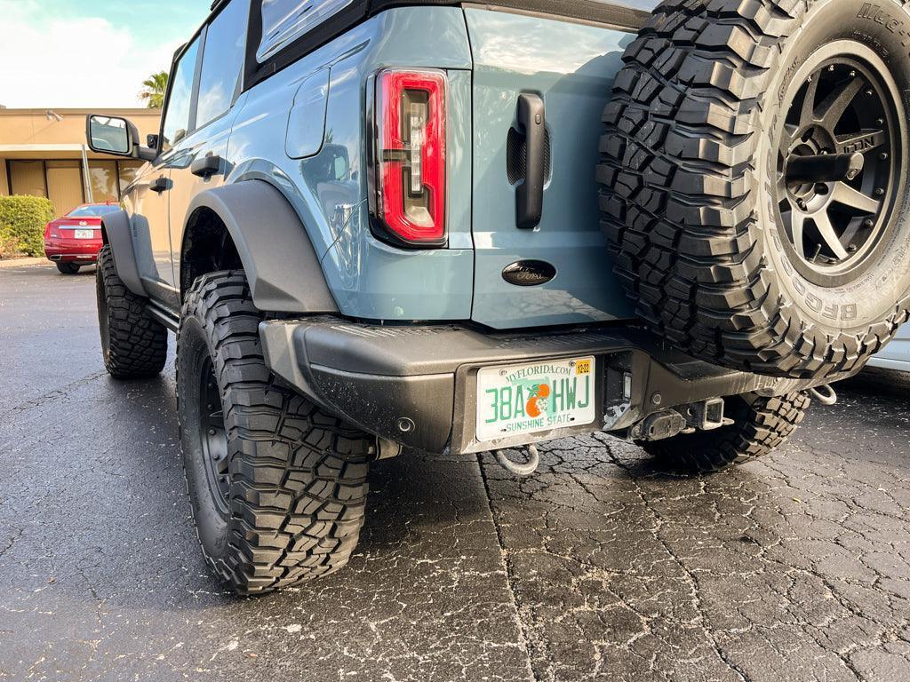 Ford Bronco Rear Oval Emblem Overlay (Tint or Solid) - 2021-2026 Bronco / Bronco Sport StickerFab
