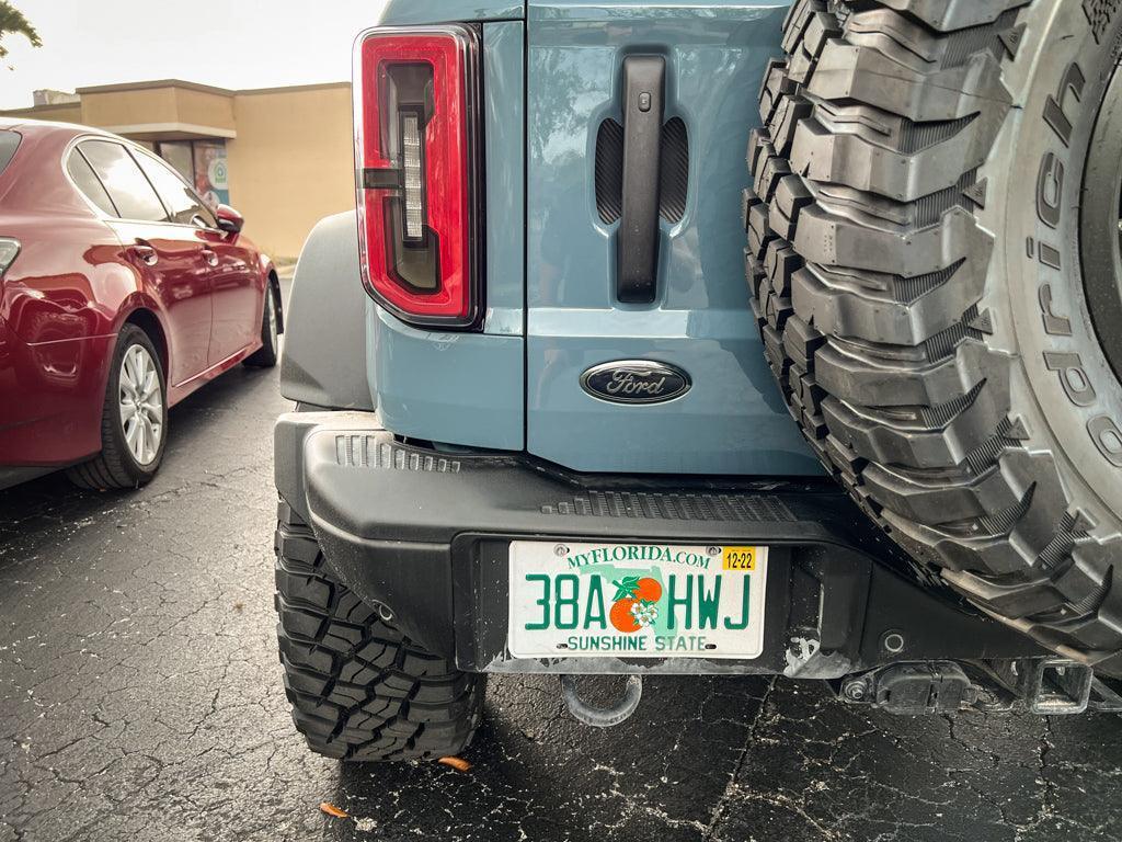 Ford Bronco Rear Oval Emblem Overlay (Tint or Solid) - 2021-2026 Bronco / Bronco Sport StickerFab