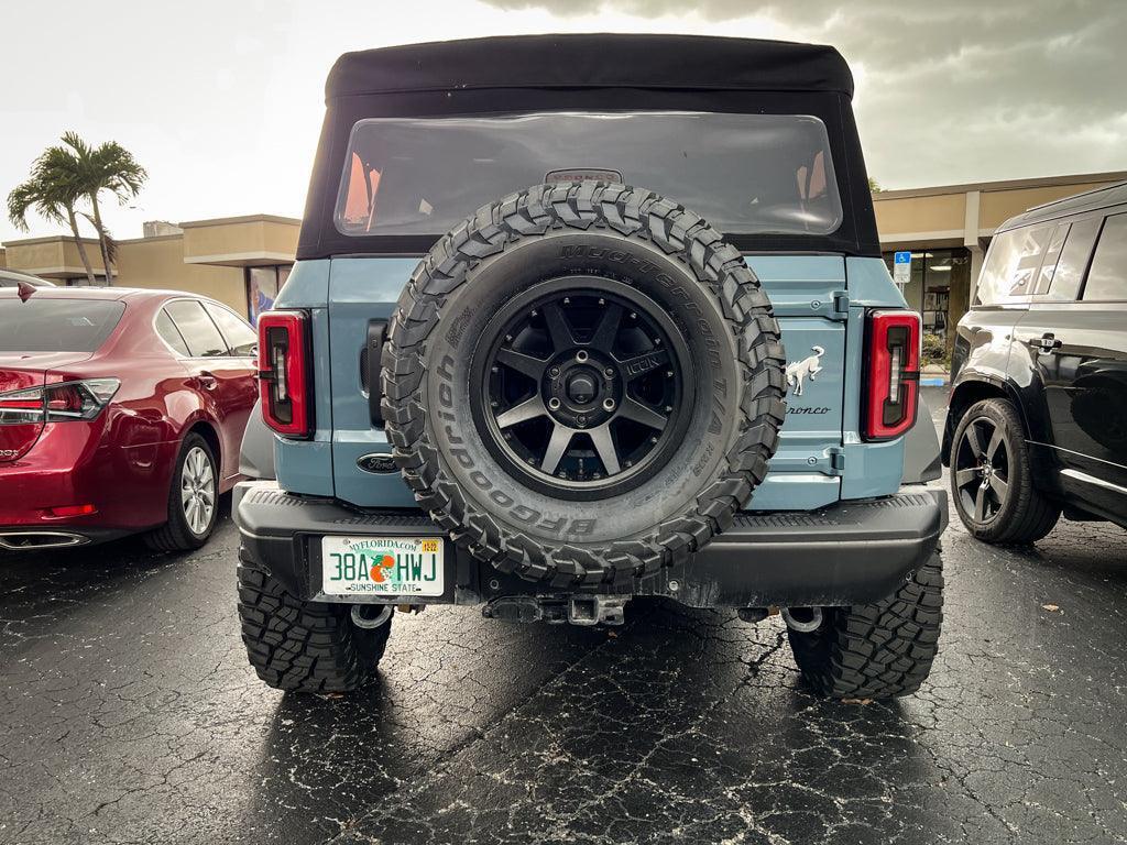 Ford Bronco Rear Oval Emblem Overlay (Tint or Solid) - 2021-2026 Bronco / Bronco Sport StickerFab