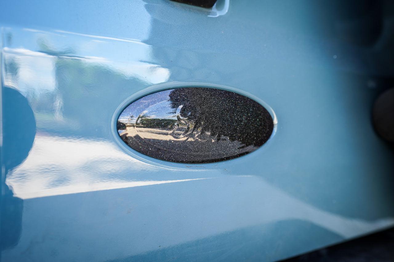 Ford Bronco Rear Oval Emblem Overlay (Tint or Solid) - 2021-2026 Bronco / Bronco Sport StickerFab
