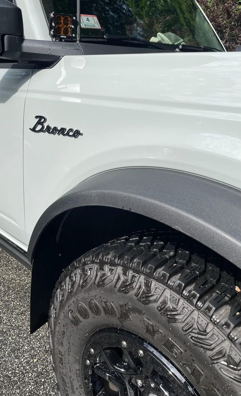 Ford Bronco Cursive Script Metal Emblem Templates - 2021+ Bronco StickerFab