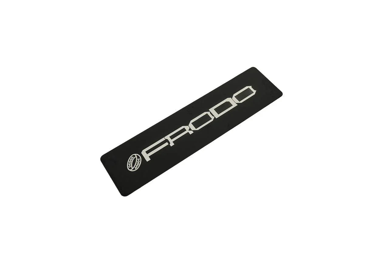 FRODO Logo Emblem for Weathertech All Weather Floor Mats (Metal Etched) - Universal StickerFab