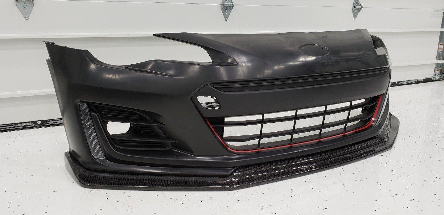 Front Bumper STI TS Style Pinstripe - 2013-2021 BRZ StickerFab