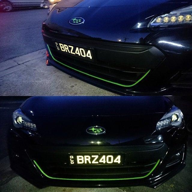 Front Bumper STI TS Style Pinstripe - 2013-2021 BRZ StickerFab