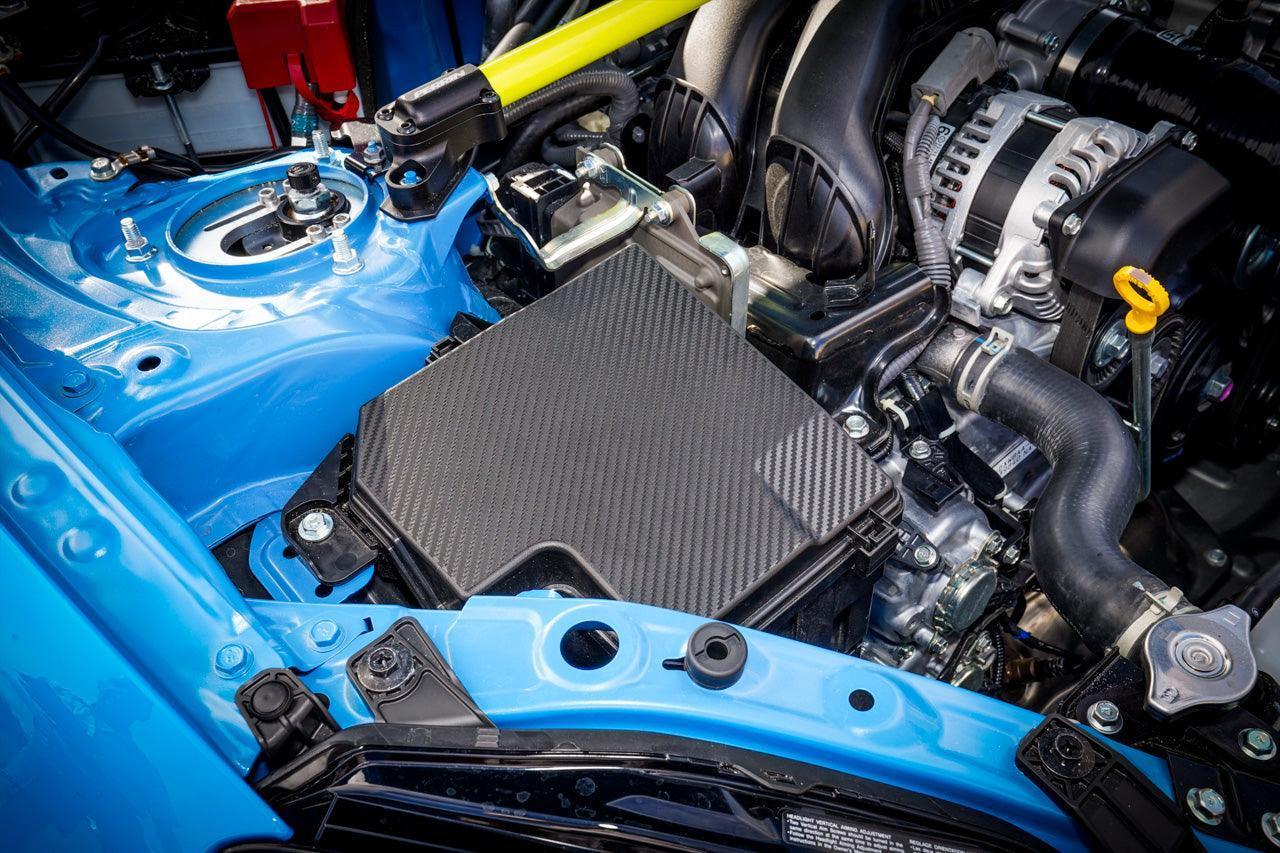 Fuse Box Cover 3D Carbon Overlay - 2022 BRZ / GR86 StickerFab