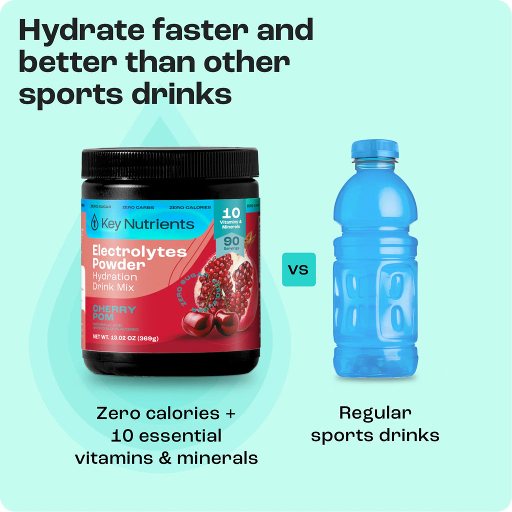 Electrolyte Recovery Plus Powder (Sugar-Free) Key Nutrients