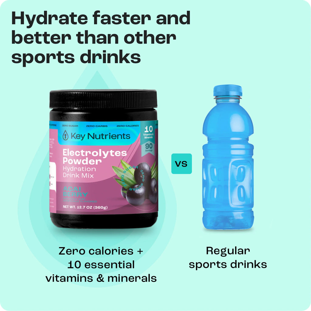 Electrolyte Recovery Plus Powder (Sugar-Free) Key Nutrients