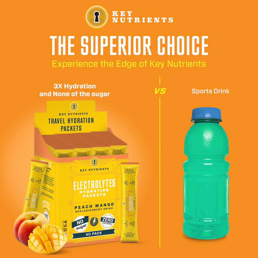 Electrolyte Recovery Plus Powder (Sugar-Free) Key Nutrients