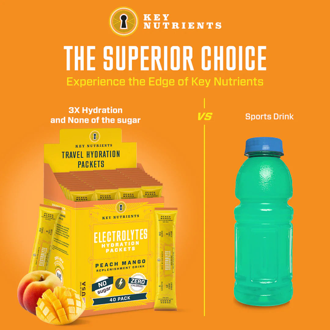 Electrolyte Recovery Plus Powder (Sugar-Free) Key Nutrients