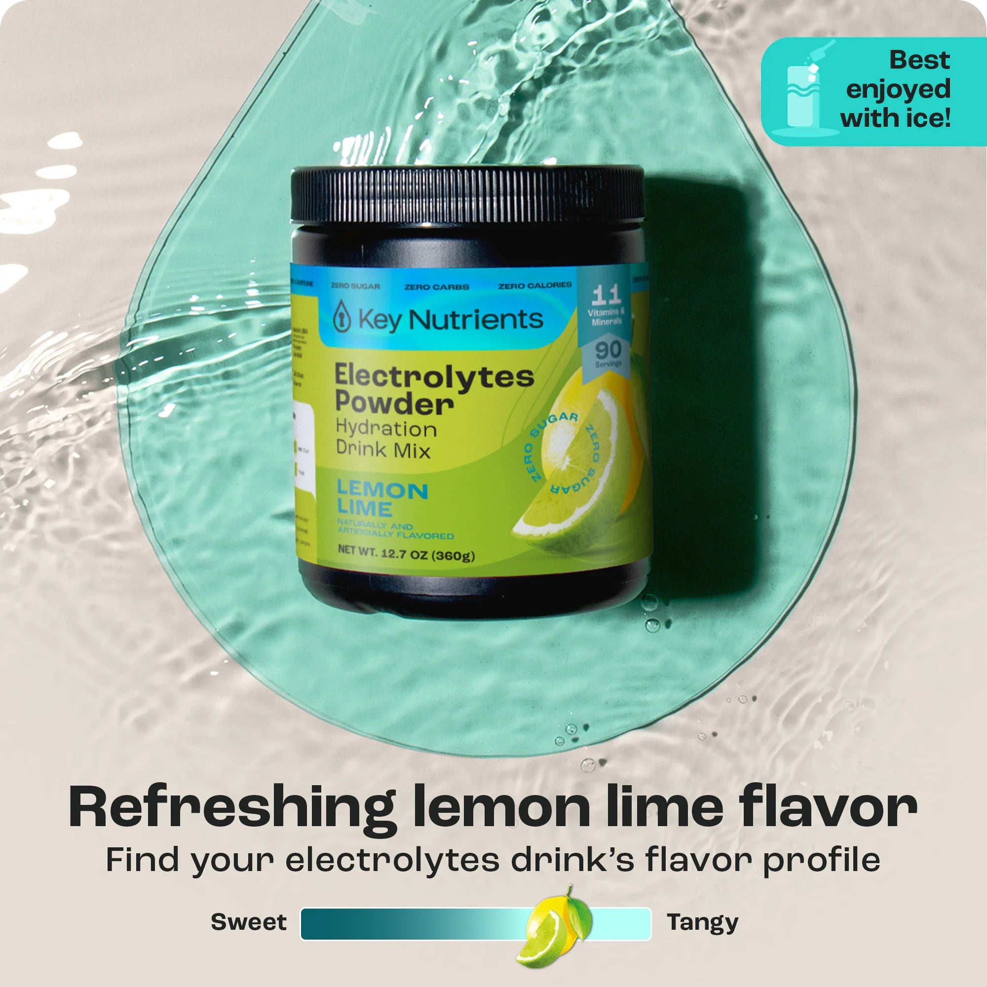 Electrolyte Recovery Plus Powder (Sugar-Free) Key Nutrients