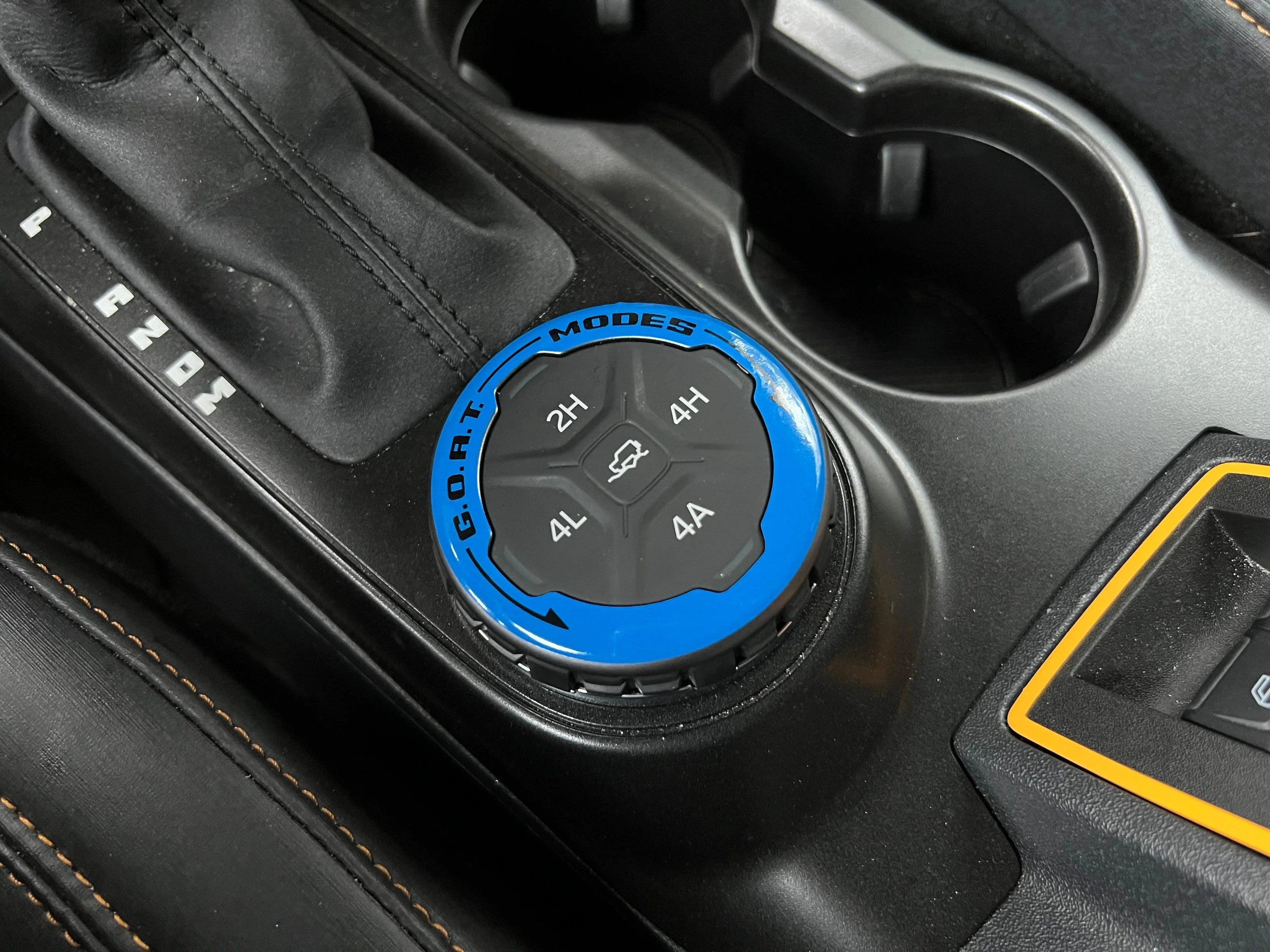 GOAT Mode Dial Ring Overlay V1 - 2021+ Bronco StickerFab