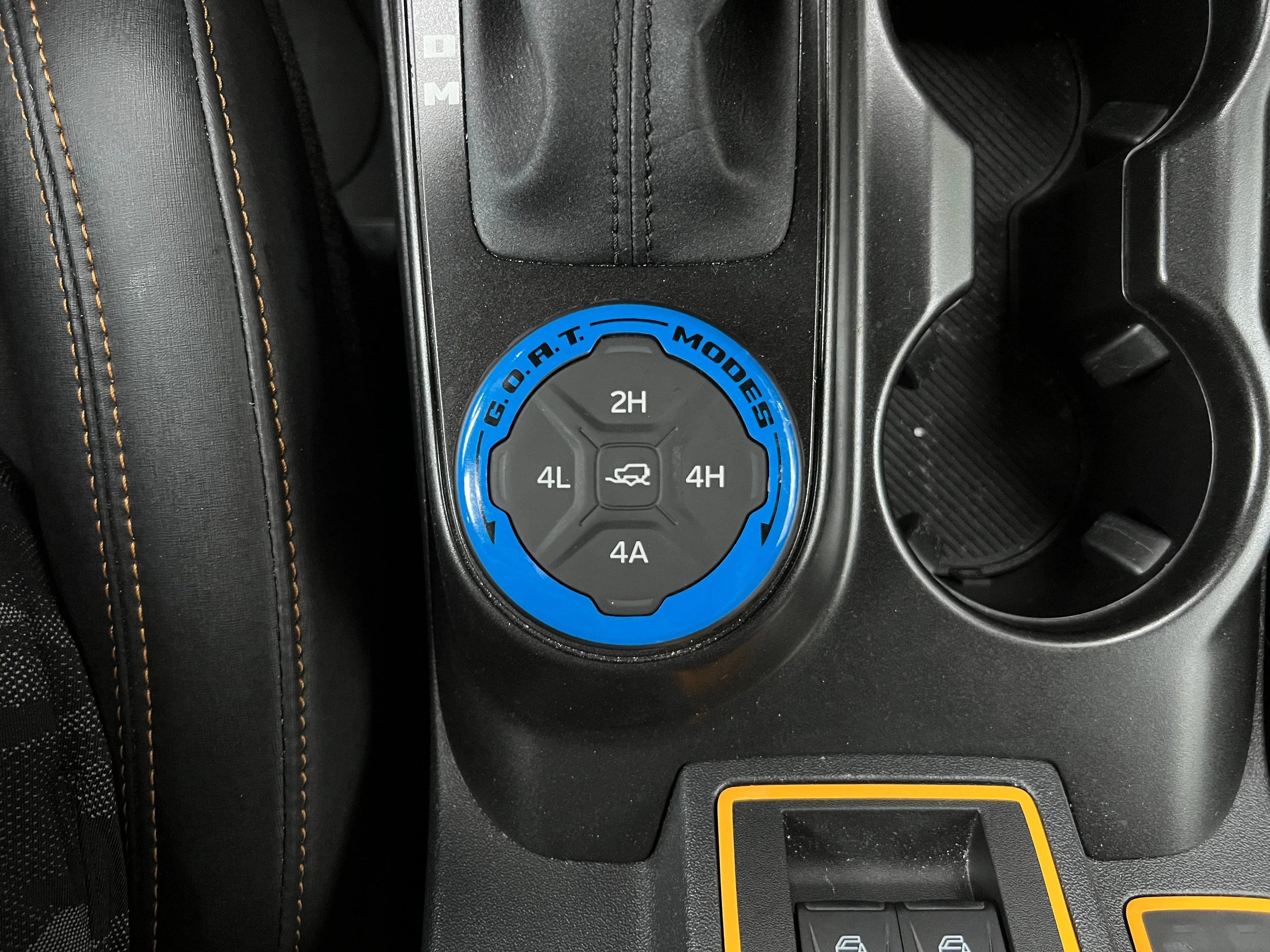 GOAT Mode Dial Ring Overlay V1 - 2021+ Bronco StickerFab
