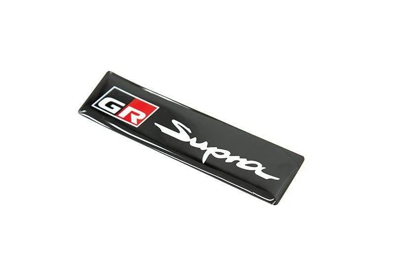 GR Supra Emblem Inserts for Weathertech Floor Mats (Single) - 2020+ Supra StickerFab