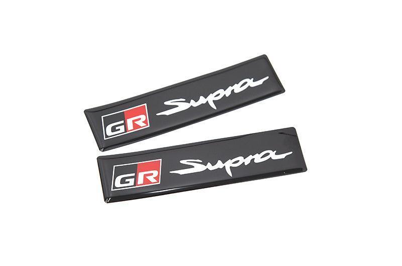 GR Supra Emblem Inserts for Weathertech Floor Mats (Single) - 2020+ Supra StickerFab