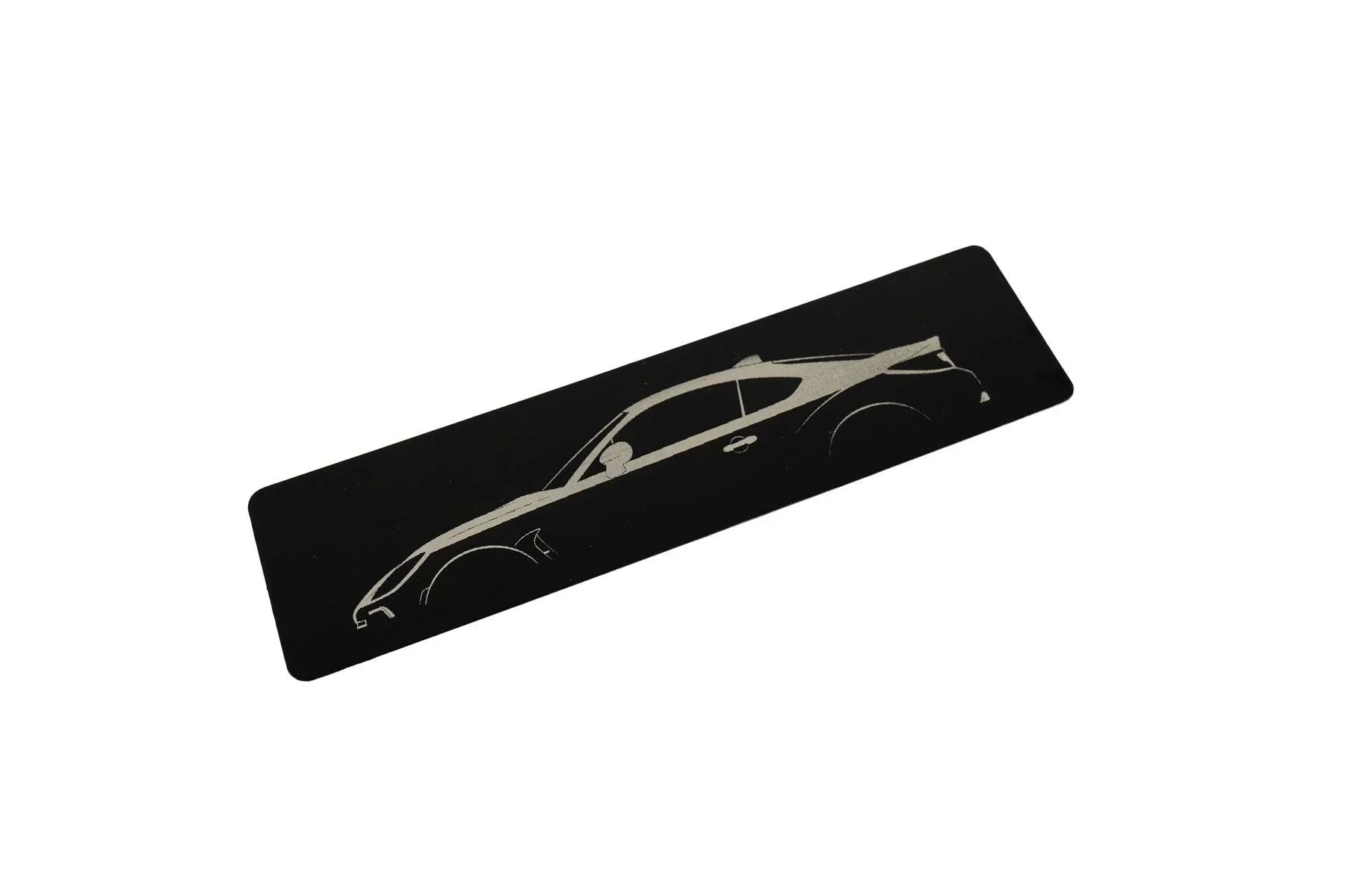 GR86 / BRZ Outline Weathertech Floor Mat Logo Insert (Metal Etched) - 2022+ BRZ / GR86 StickerFab
