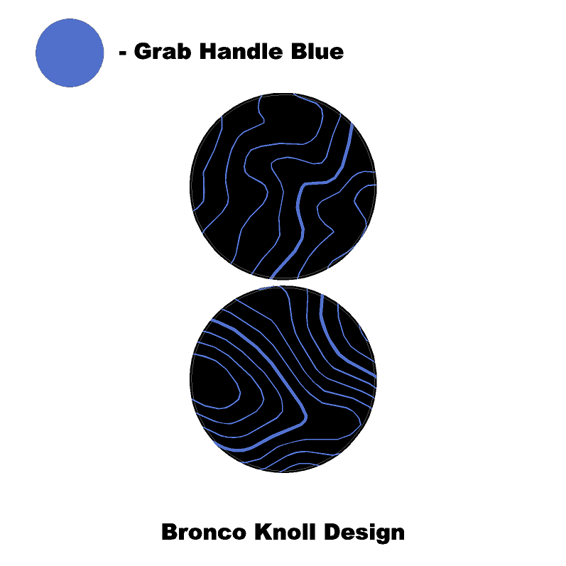 Topo Cup Holder Inserts (Printed Series + Acrylic) - 2021+ Bronco StickerFab