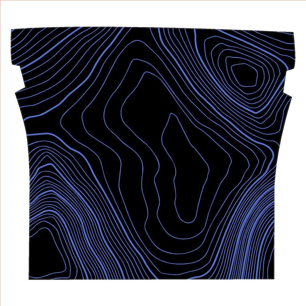 Topo Seatbelt Trim Protector (Printed Series) - 2021+ Bronco 4 Door StickerFab