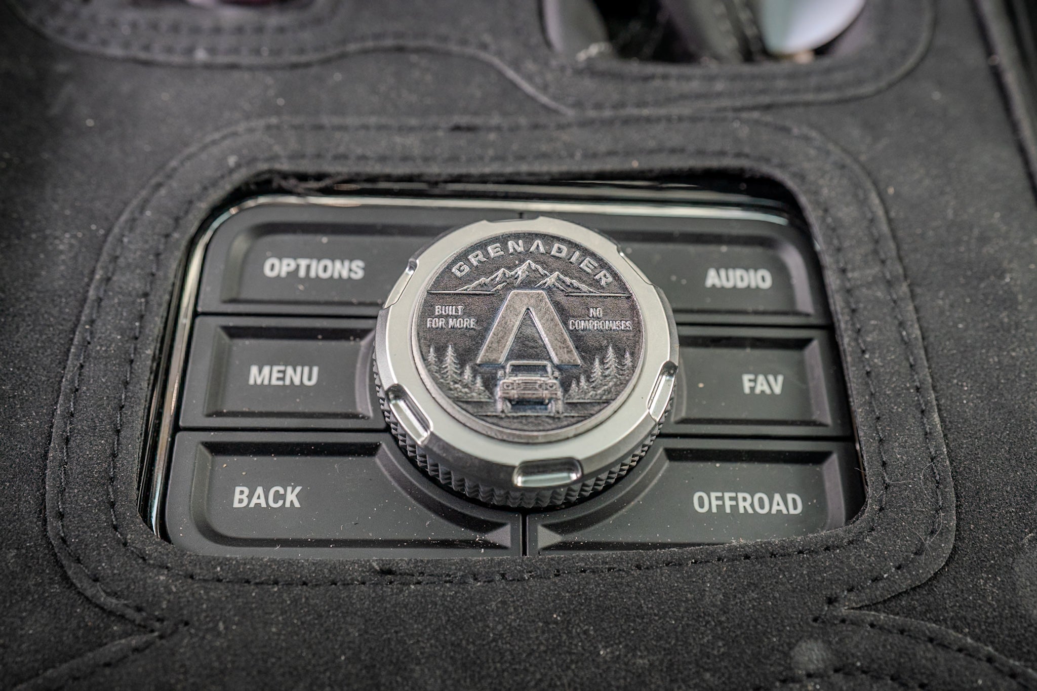 Center Console Acrylic Medallion - 2024+ Grenadier / Quartermaster StickerFab