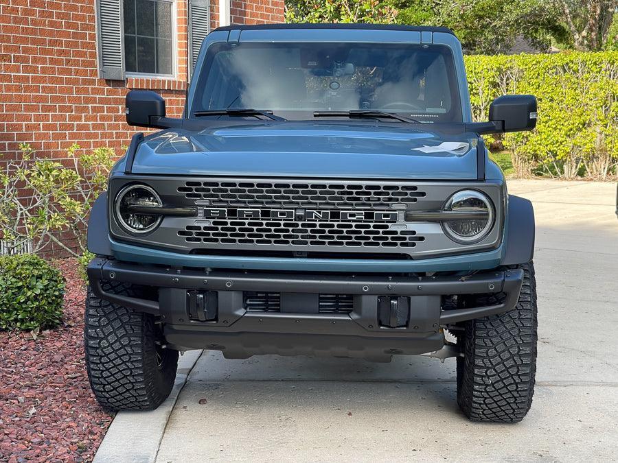 Headlight Bucket Inlays - 2021+ Bronco Badlands / WildTrak / First Edition StickerFab