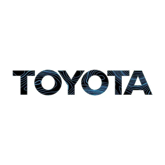 "TOYOTA" Topo Front Grille Emblem Kit - 2024+ Land Cruiser  / 07-14 FJ Cruiser StickerFab