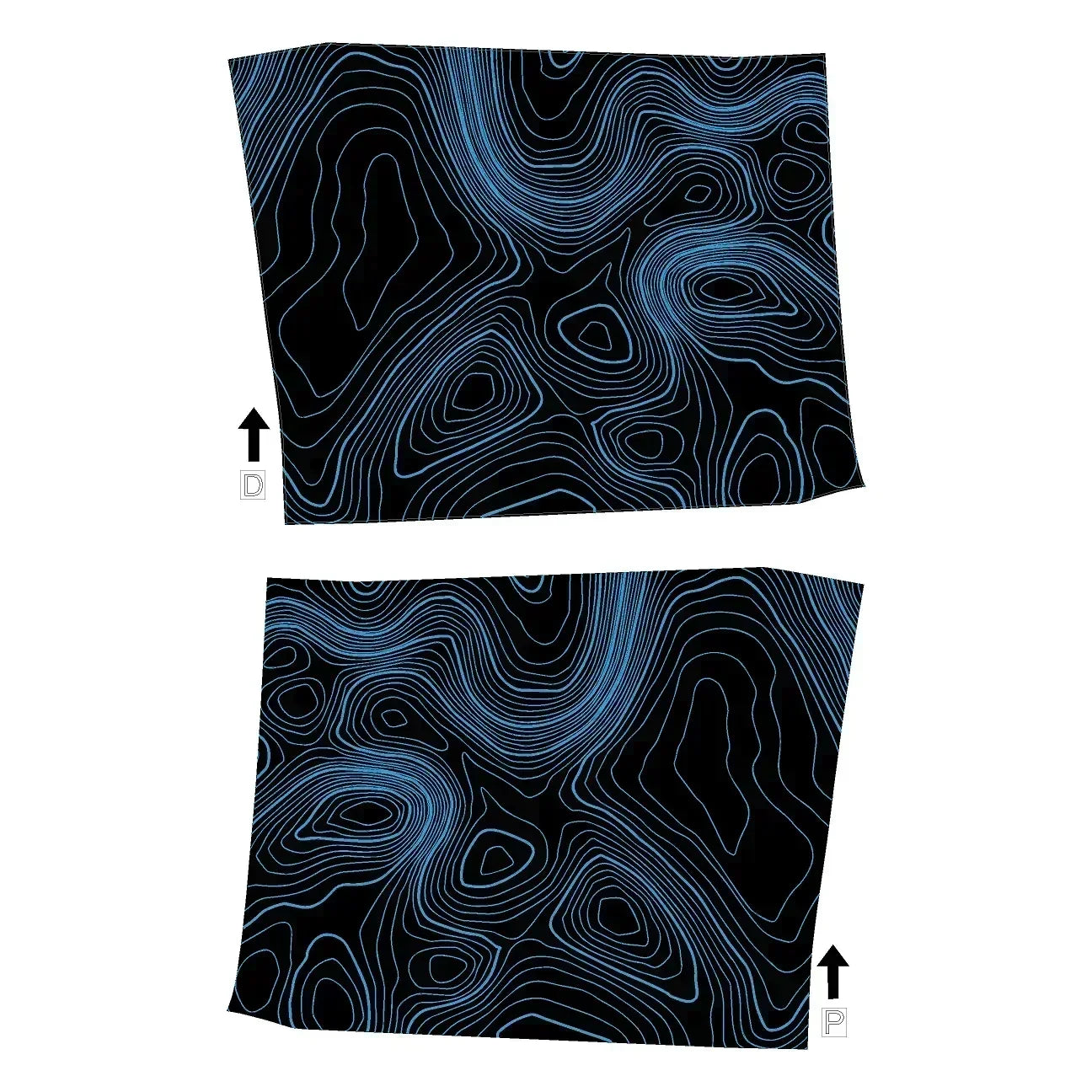 Topographic Push to Start Trim - 2024+ Tacoma / 2025+ 4Runner StickerFab