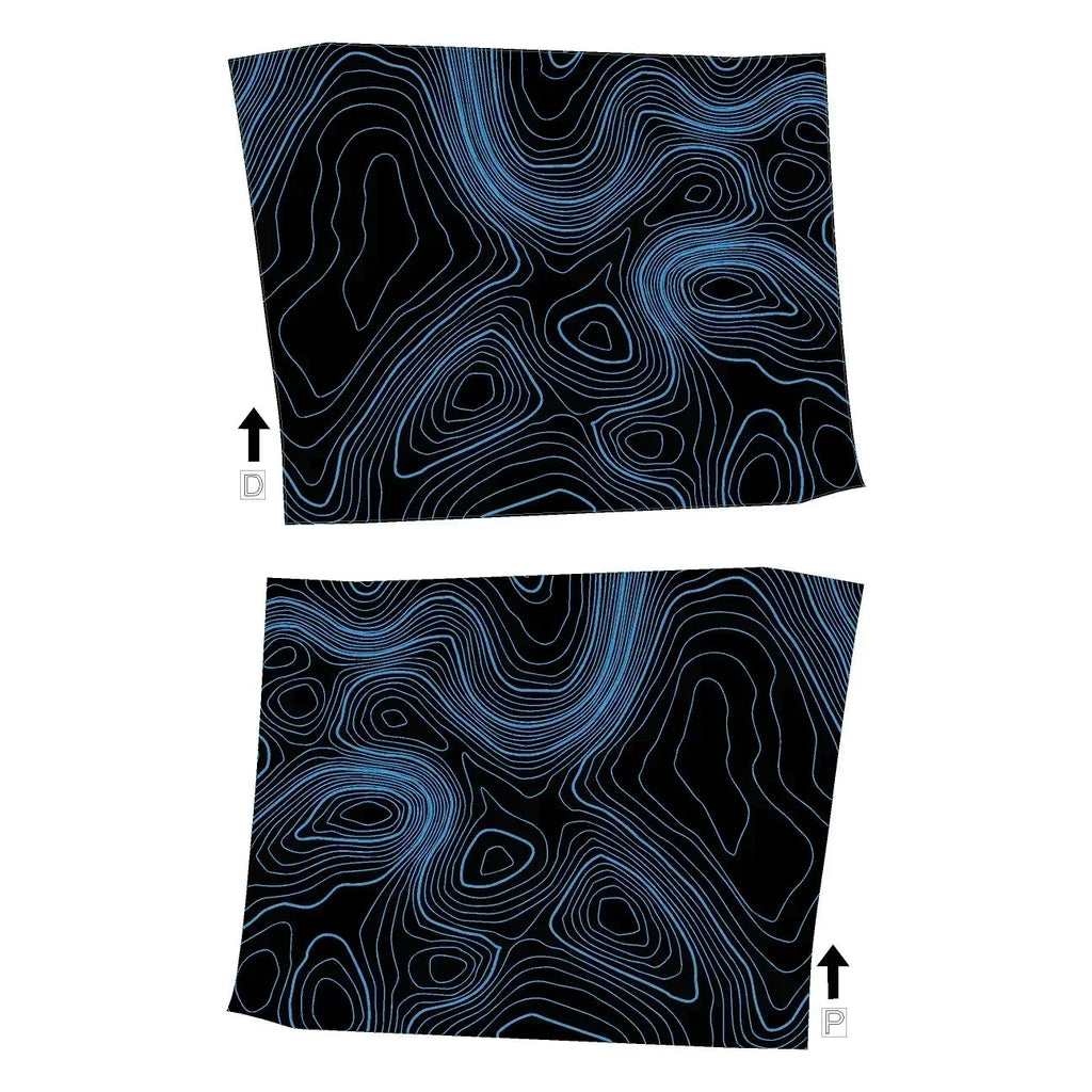 Topographic Glovebox Panel Protection - 2024+ Land Cruiser StickerFab