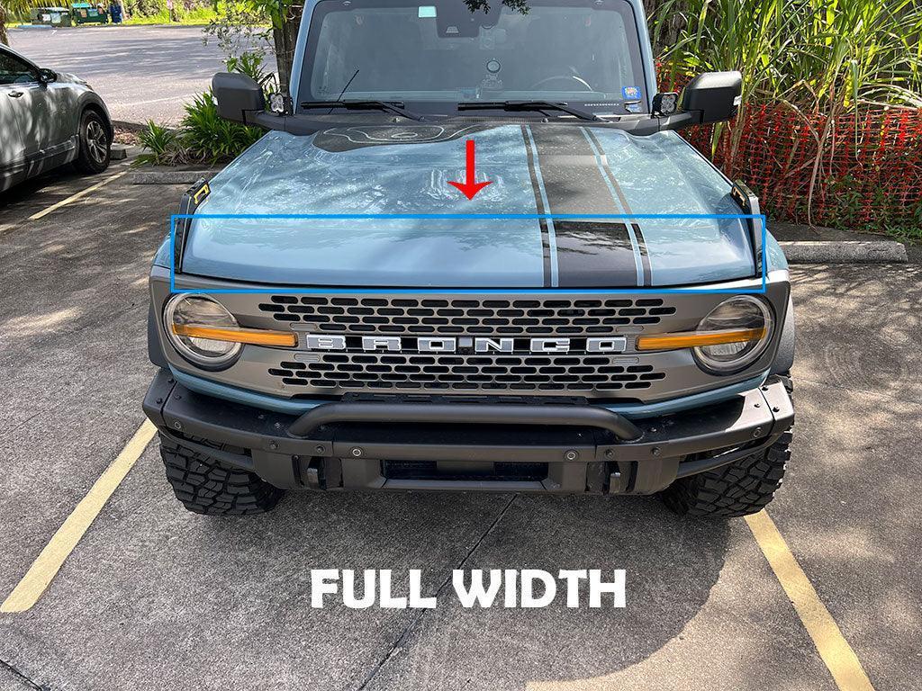 Hood Paint Protection Film (PPF) - 2021+ Bronco StickerFab