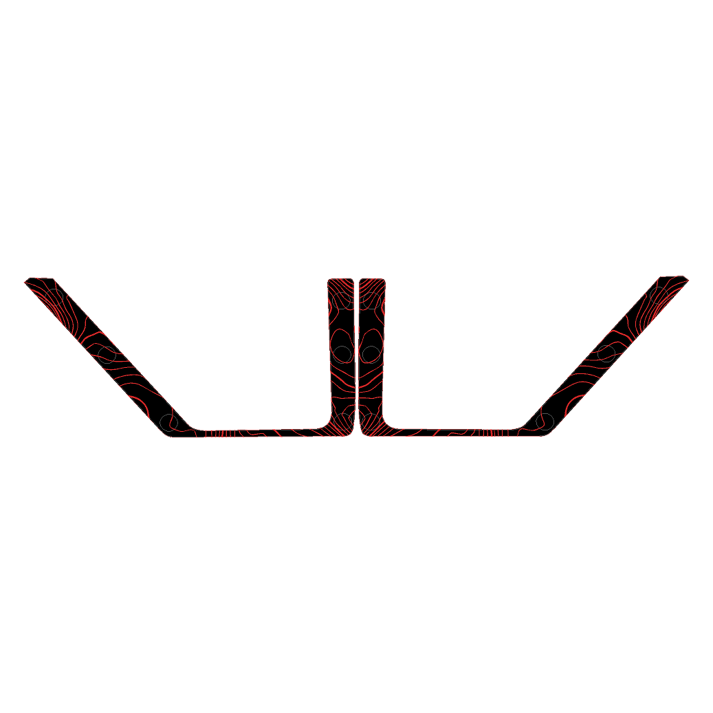 Topo Rear Door Net Trim Overlay Kit (Printed Series) - 2021+ Bronco StickerFab