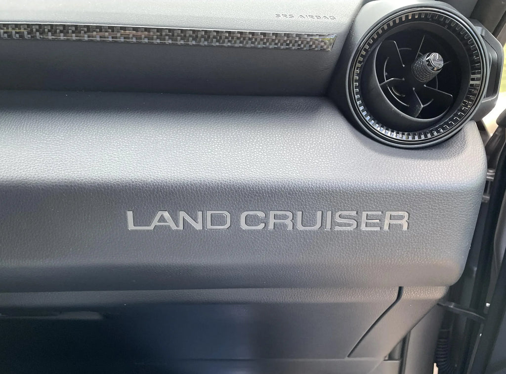 Land Cruiser Passenger Side Dash Inlays - 2024+ Land Cruiser 1958 StickerFab