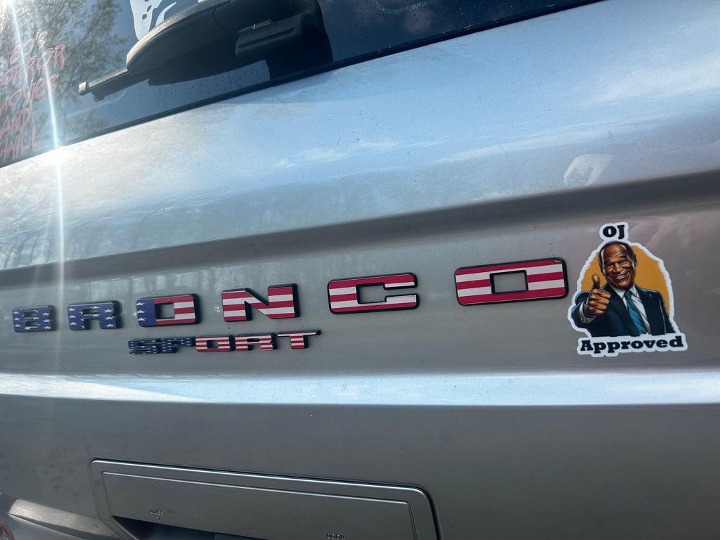OJ Approved Sticker - 2021+ Bronco StickerFab