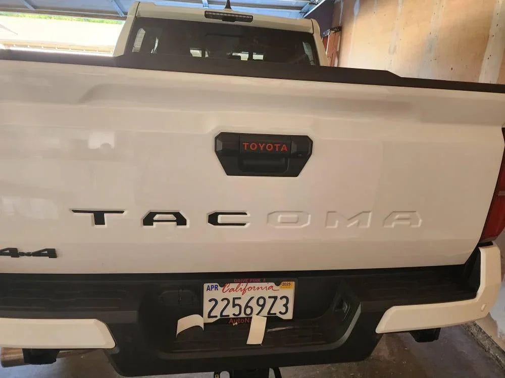 Tailgate Handle Inlay Letters (Standard Vinyl) - 2024+ Tacoma StickerFab