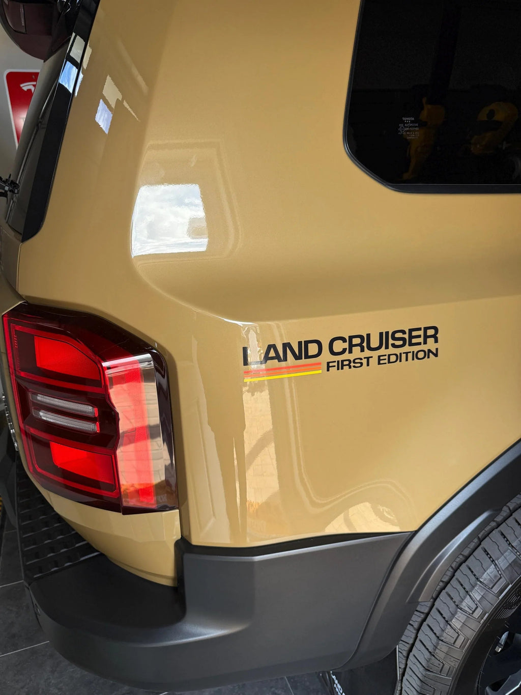 First Edition Press Release Style Rear Fender Vinyl Decal Kit (Pair) - 2024+ Land Cruiser StickerFab