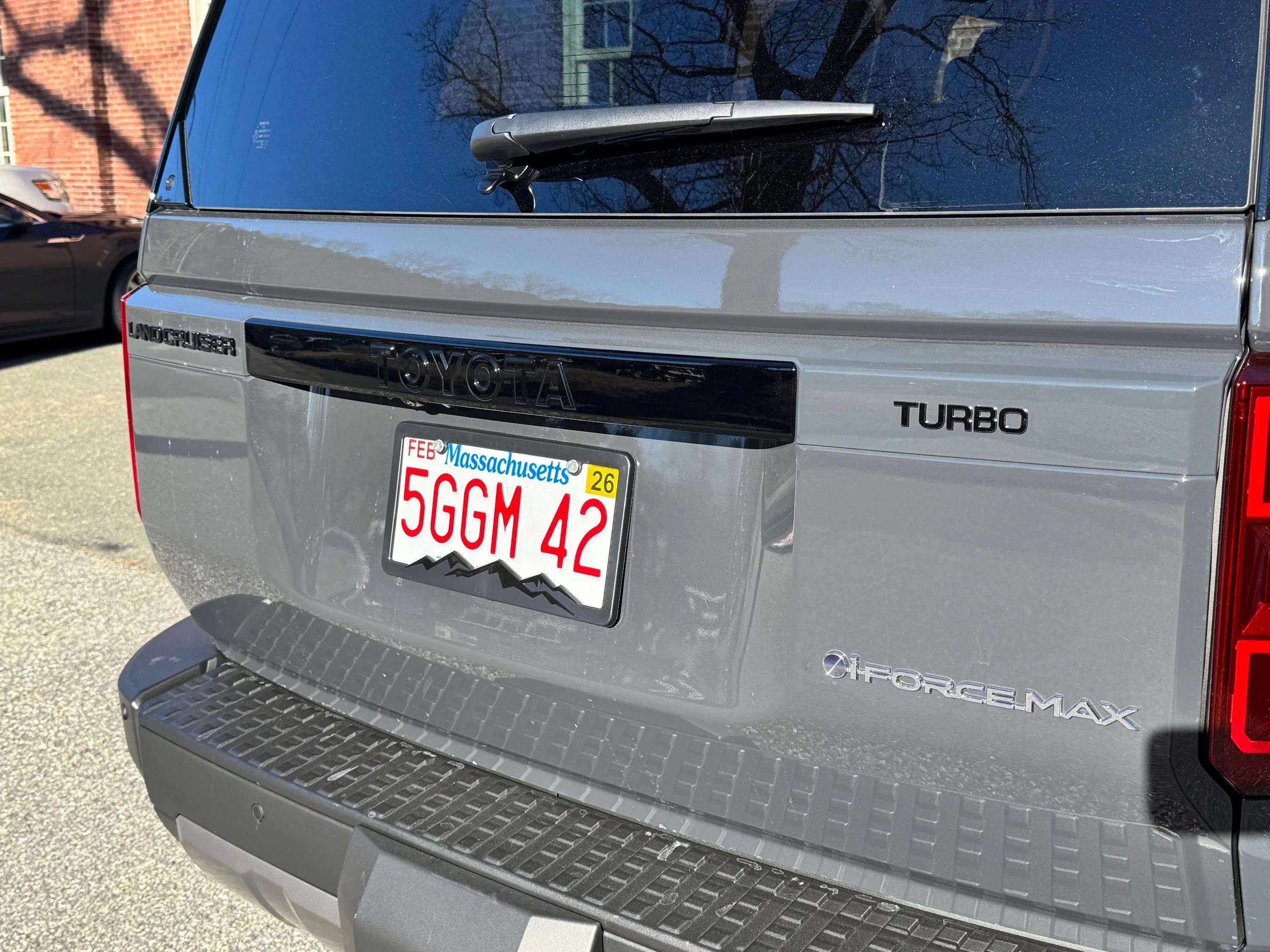 TURBO Acrylic Laser Series Tailgate Badge - 2024+ Land Cruiser / Tacoma / 2025+ 4Runner StickerFab