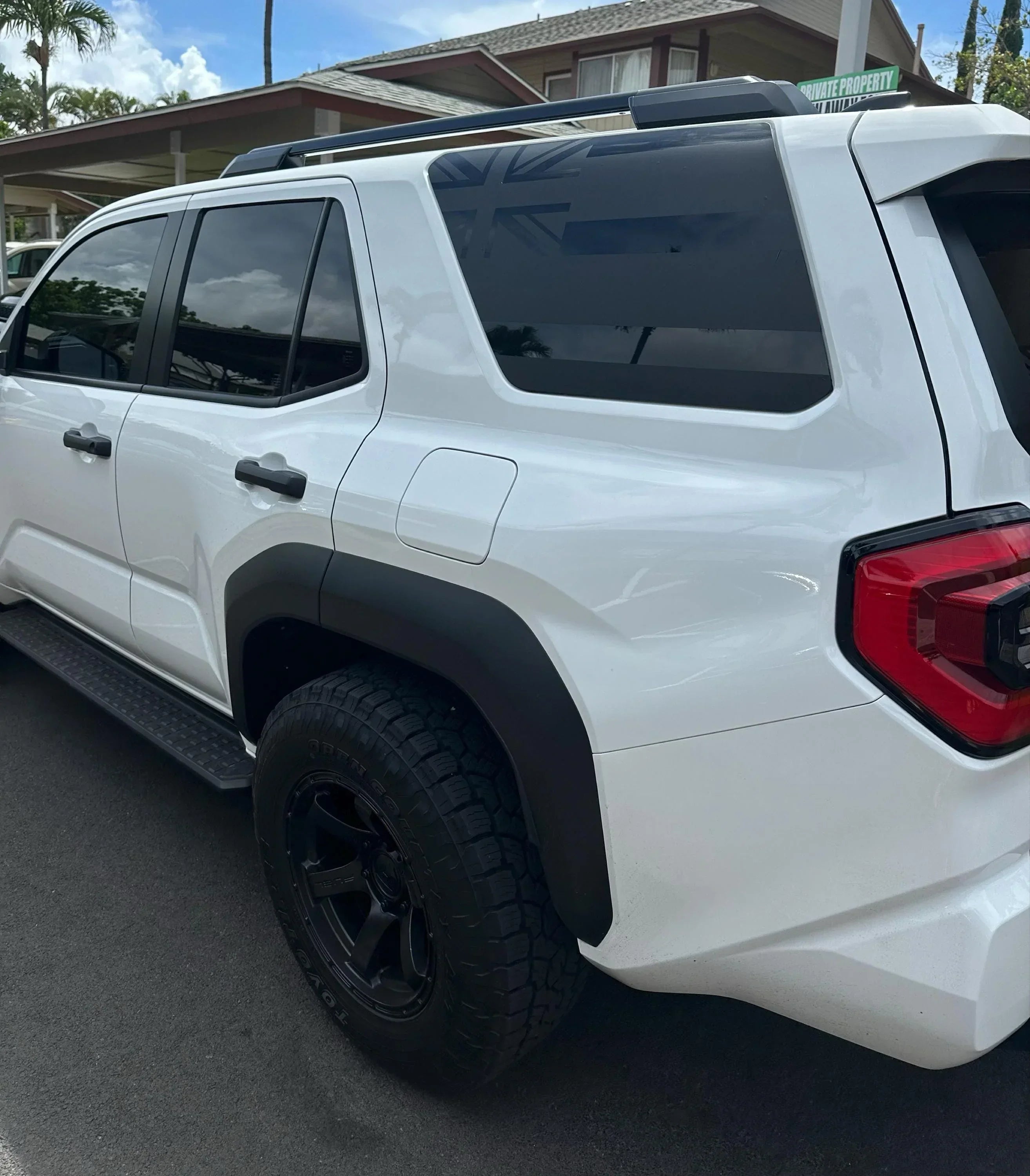 American Flag Rear Window Overlays - 2025+ 4Runner StickerFab