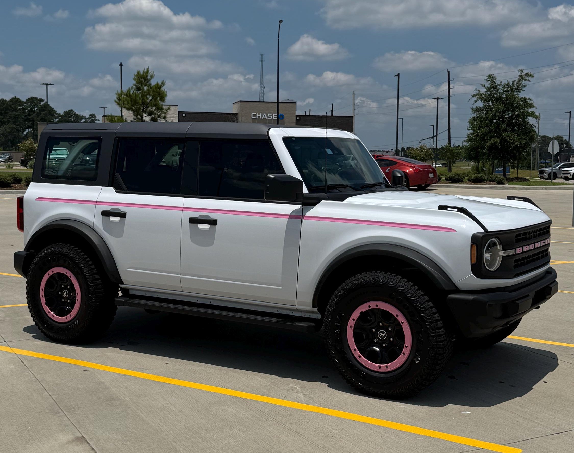 Solid Color Upper Door Spear Stripe Kit - 2021+ Bronco 4 Door (non-Raptor) StickerFab