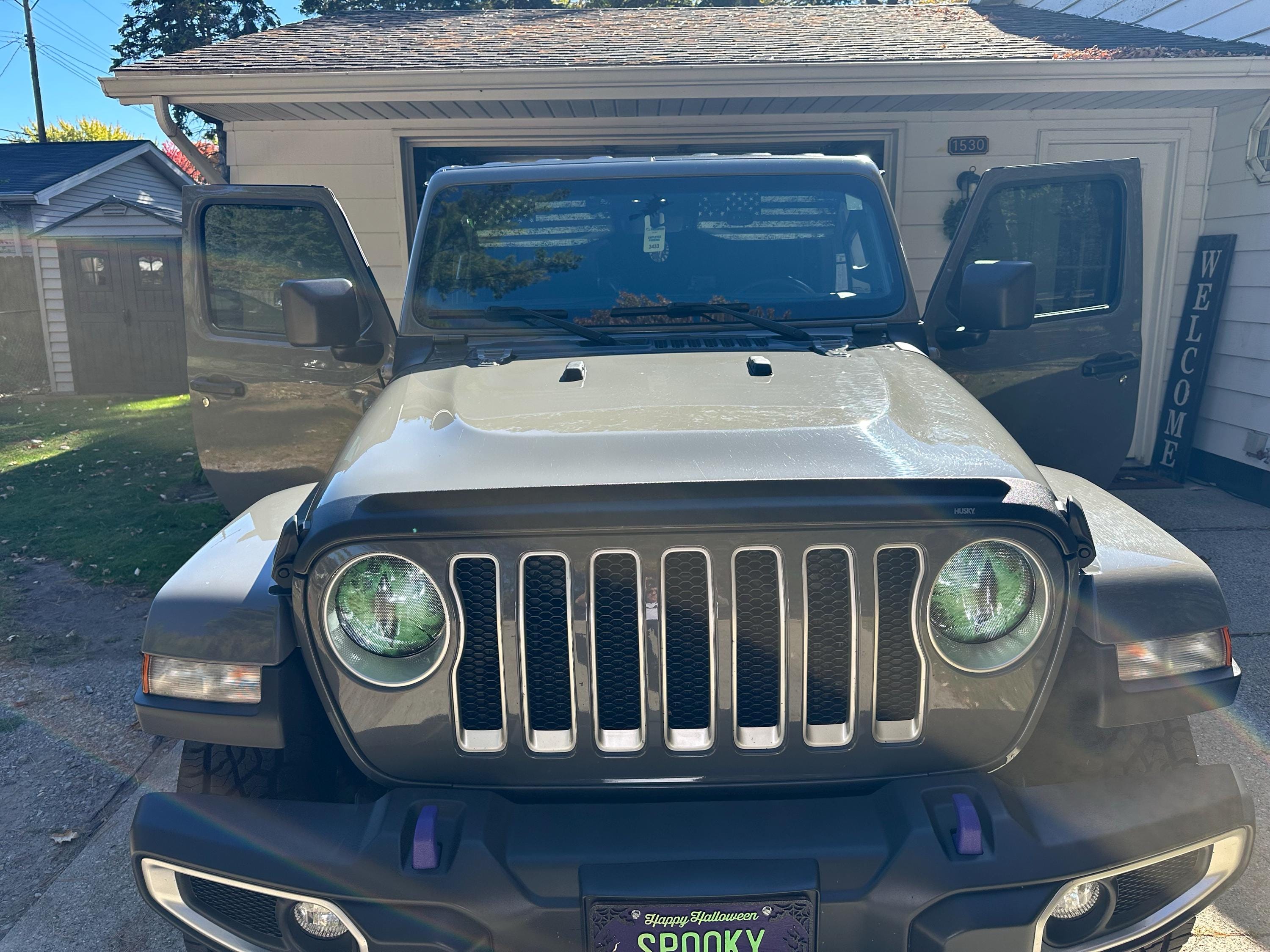 Freedom Series Sun Visor Overlays - 2018+ Wrangler JL / Gladiator JT StickerFab
