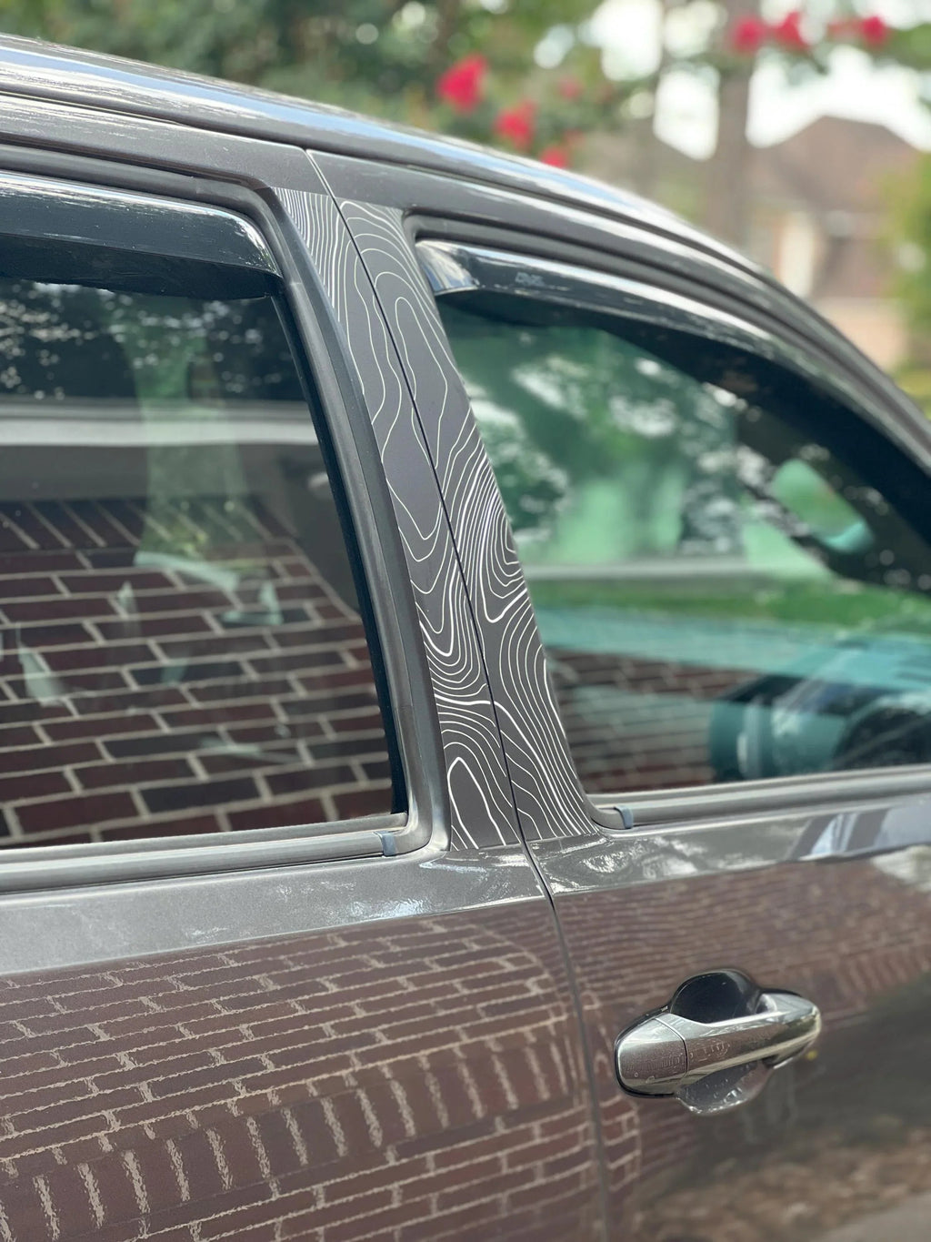 Topo B Pillar Overlays - 2016-2023 Tacoma Double Cab StickerFab