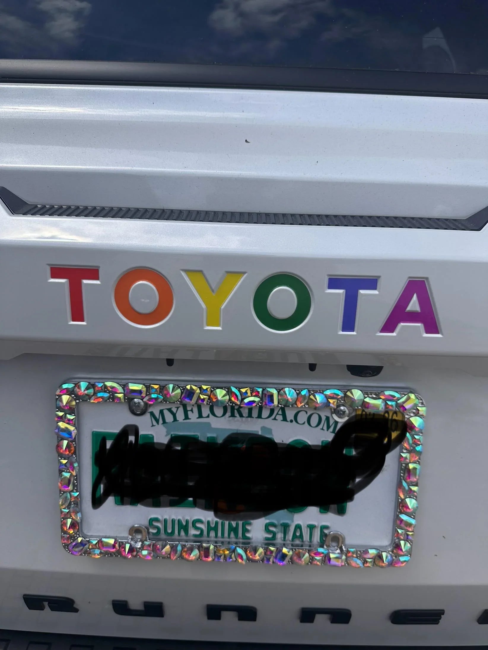 TOYOTA Rear Hatch Liftgate Emblem Inlays - 2025+ 4Runner StickerFab