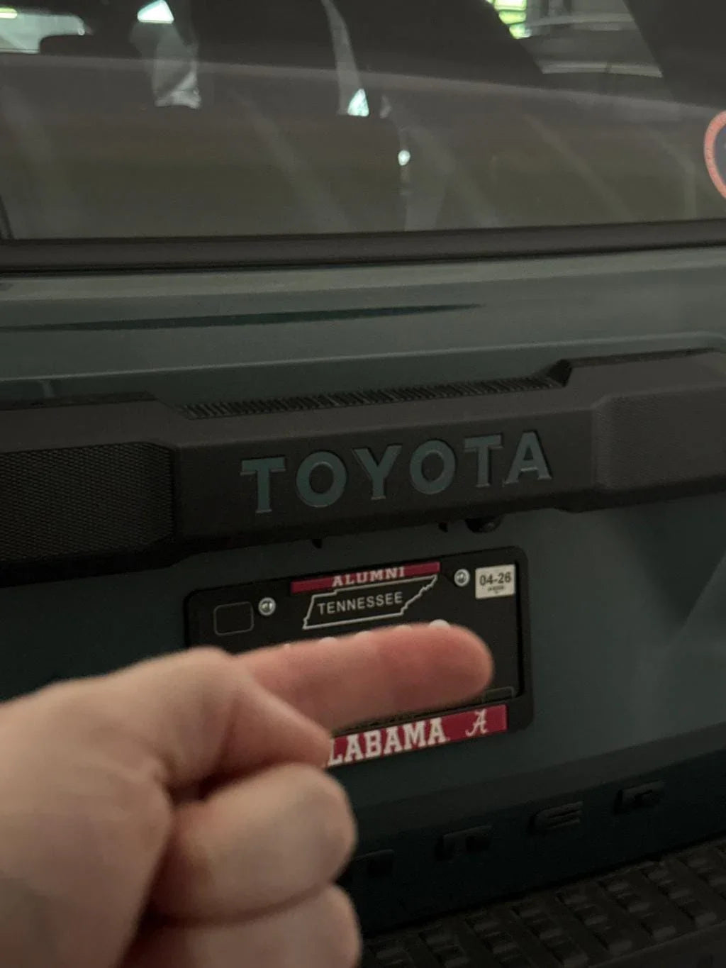 TOYOTA Rear Hatch Liftgate Emblem Inlays - 2025+ 4Runner StickerFab