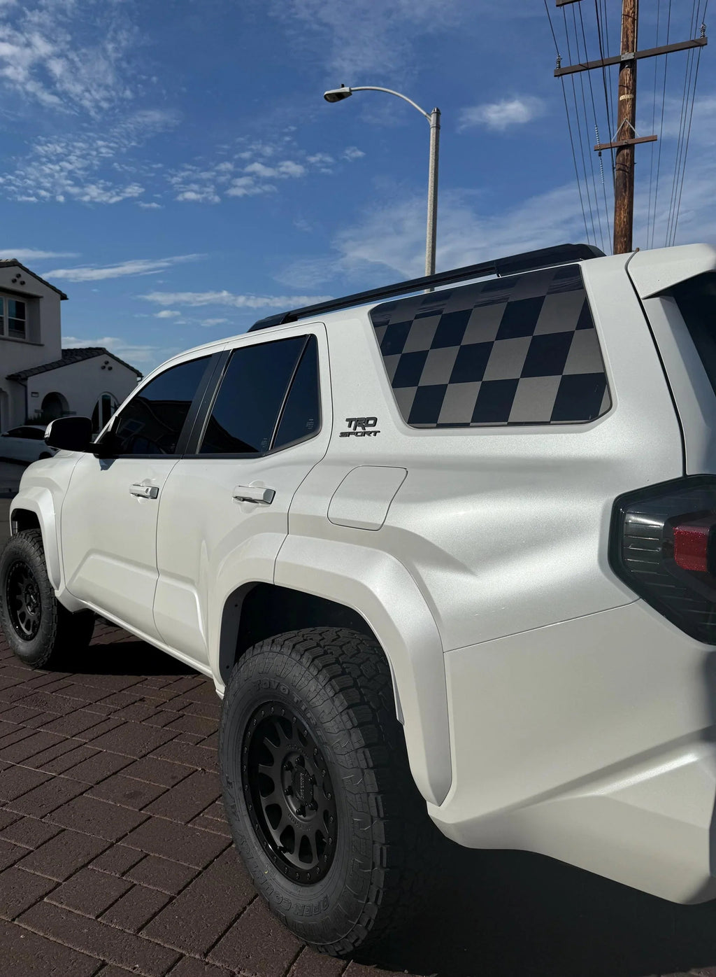 American Flag Rear Window Overlays - 2025+ 4Runner StickerFab