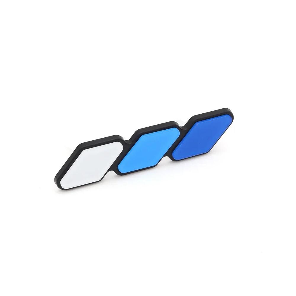 StickerFab Tri Color TRD Style Grille Emblem Version 2- 2024+ Tacoma / 2025+ 4Runner StickerFab