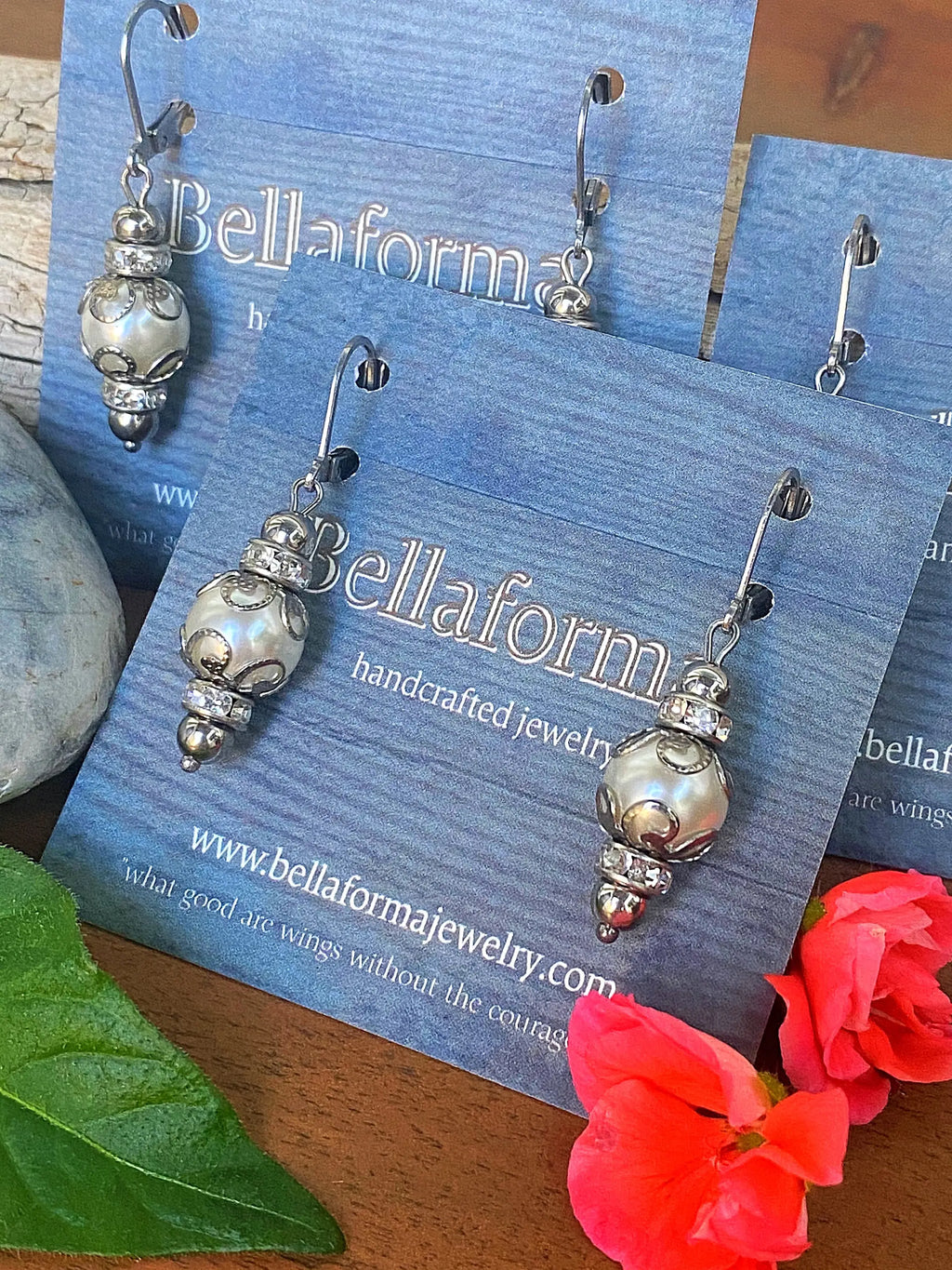 VINTAGE LACE EARRINGS Bellaforma Jewelry