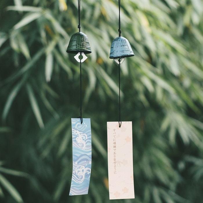 Japanese Iron Wind Chime Retro Hanging Bell Outdoor Hanging Wind Bell Suit For Home Car Decoration Wind Chimes For Home Garden Hanging Good Luck Blessing Stevvex
