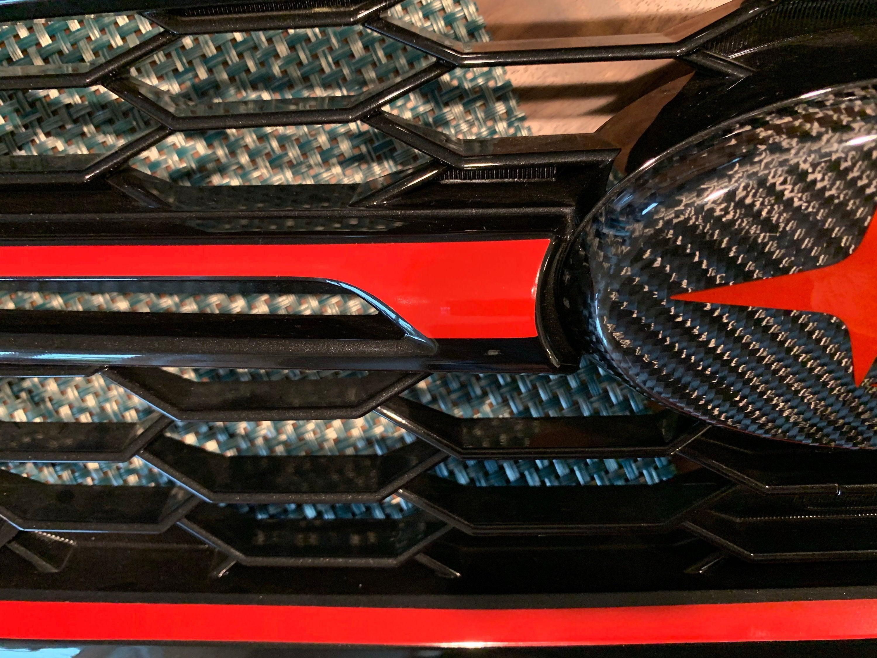 Japanese Style Grille Pinstripe - 2018-2021 WRX & STI StickerFab