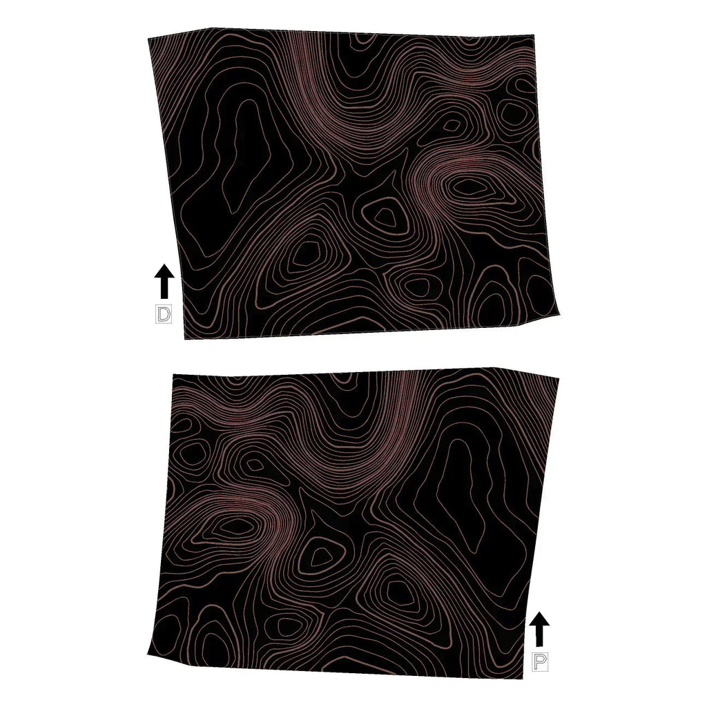Topographic Glovebox Panel Protection - 2024+ Land Cruiser StickerFab