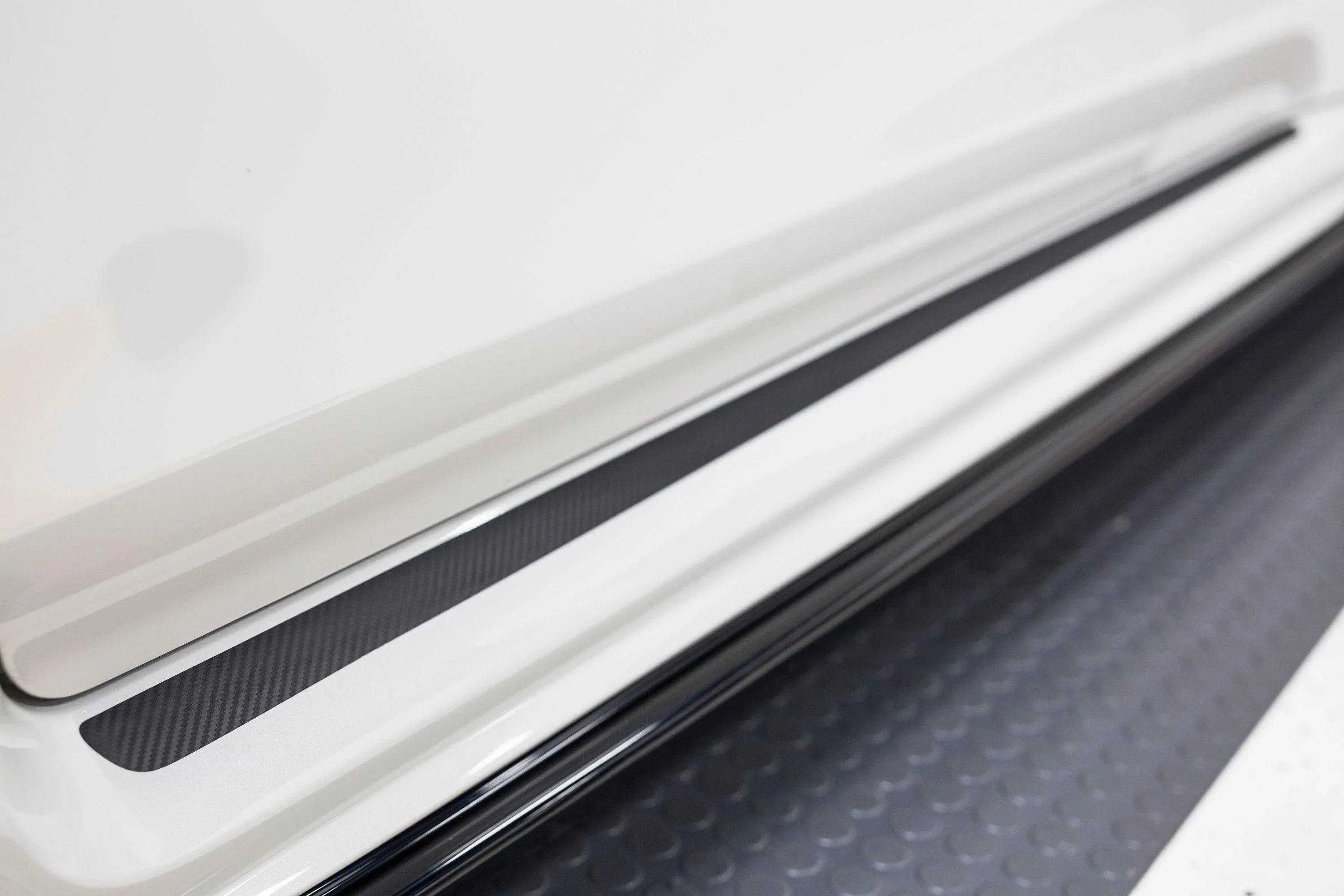 JDM S207 Style 3D Carbon Side Skirt Overlay - 2015-2021 WRX / STI StickerFab